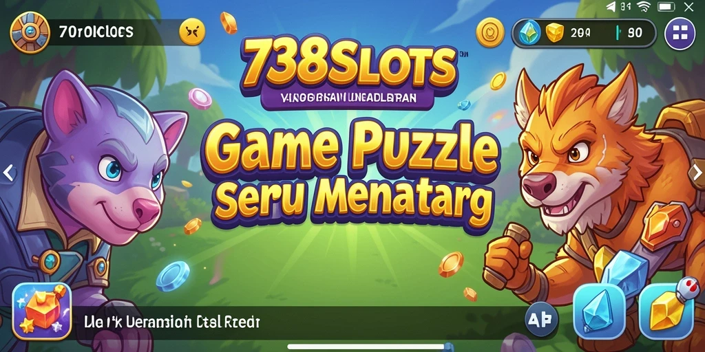 Tampilan gameplay interaktif dan menarik dari 738SLOTS.