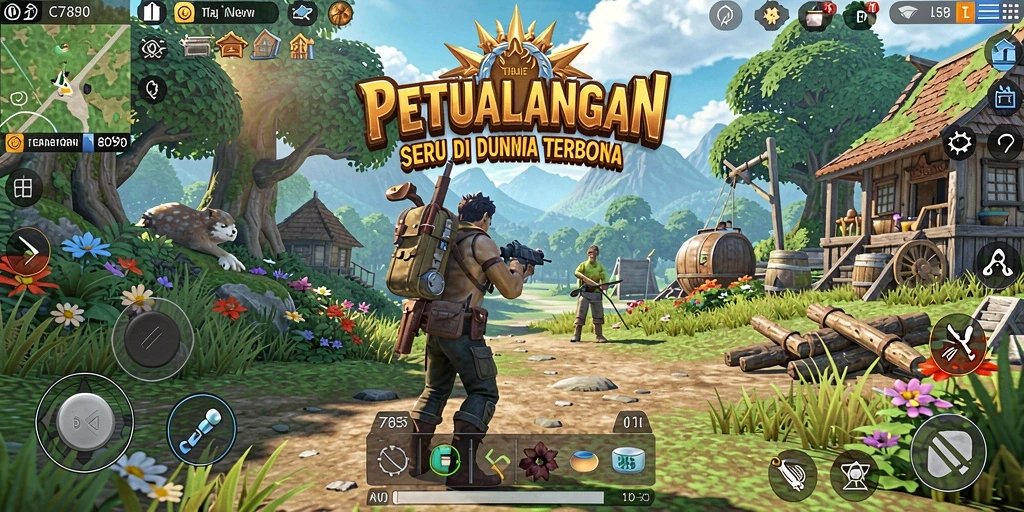 Gameplay seru dan eksplorasi dunia terbuka yang menakjubkan.