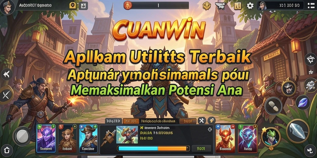 Tampilan interaktif aplikasi CUANWIN dengan berbagai fitur efektif.