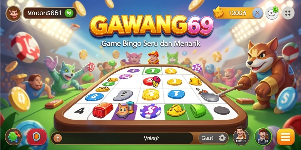 Gameplay menarik GAWANG69 saat bermain Bingo online.