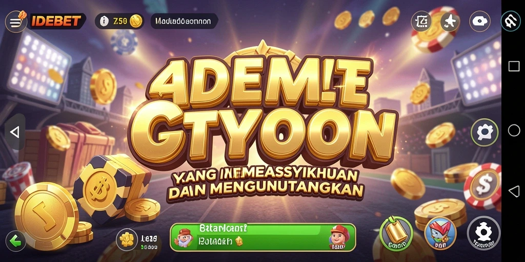 Tangkapan layar menunjukkan gameplay strategi Tycoon yang menarik.