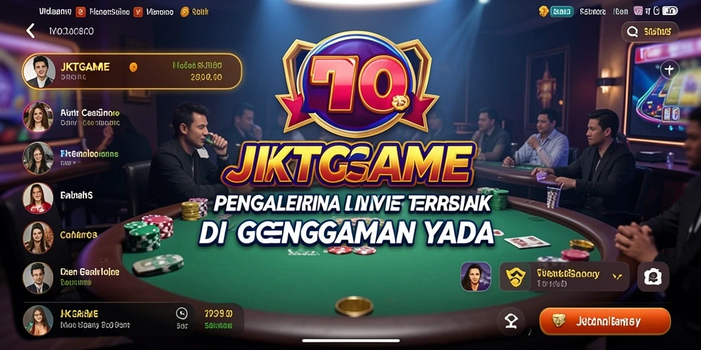 Gameplay seru dan interaktif JKTGAME dalam Live Casino.