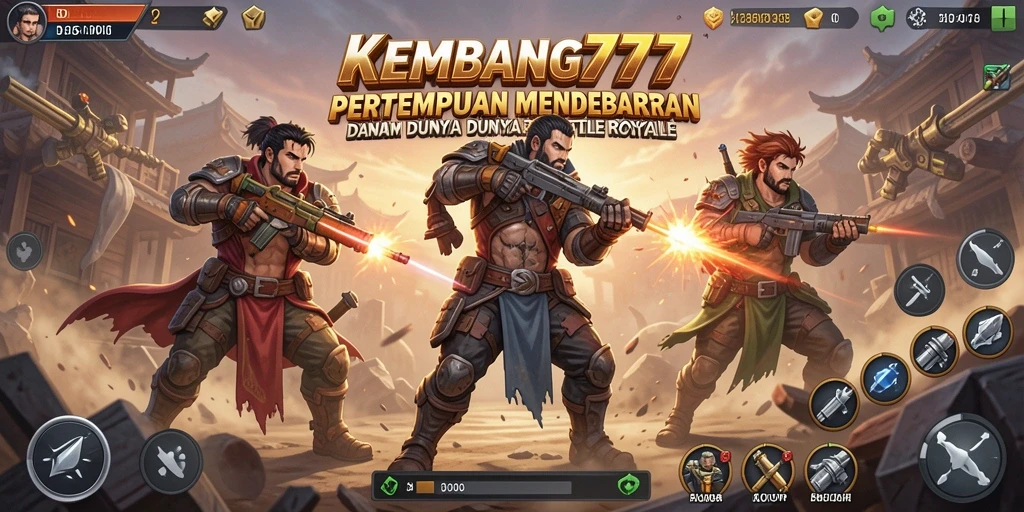 Tangkapan layar menampilkan pertempuran intens di KEMBANG777.