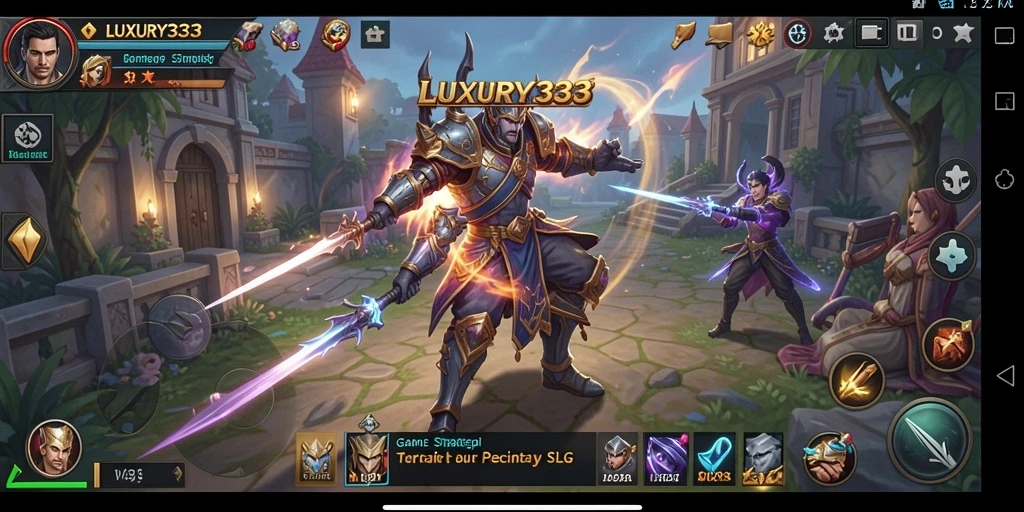 Gameplay LUXURY333 yang dinamis dengan strategi mendalam.