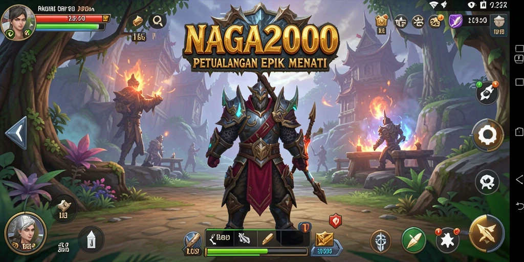 Tampilan gameplay seru dengan berbagai tantangan petualangan.
