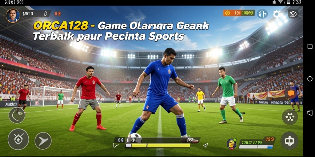 Gameplay seru ORCA128 yang menggambarkan pengalaman olahraga yang nyata.