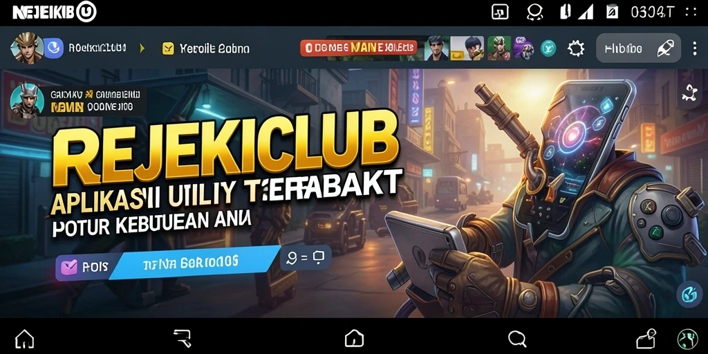 Screenshot utama REJEKICLUB menunjukkan antarmuka yang intuitif dan fitur pengingat.