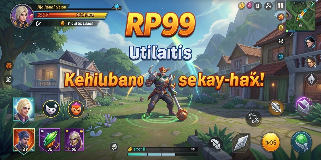 Tampilan antarmuka pengguna RP99 yang ramah dan fungsional.