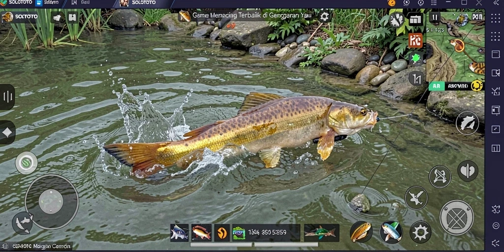 Tangkapan ikan yang menakjubkan dalam gameplay SOLOTOTO.