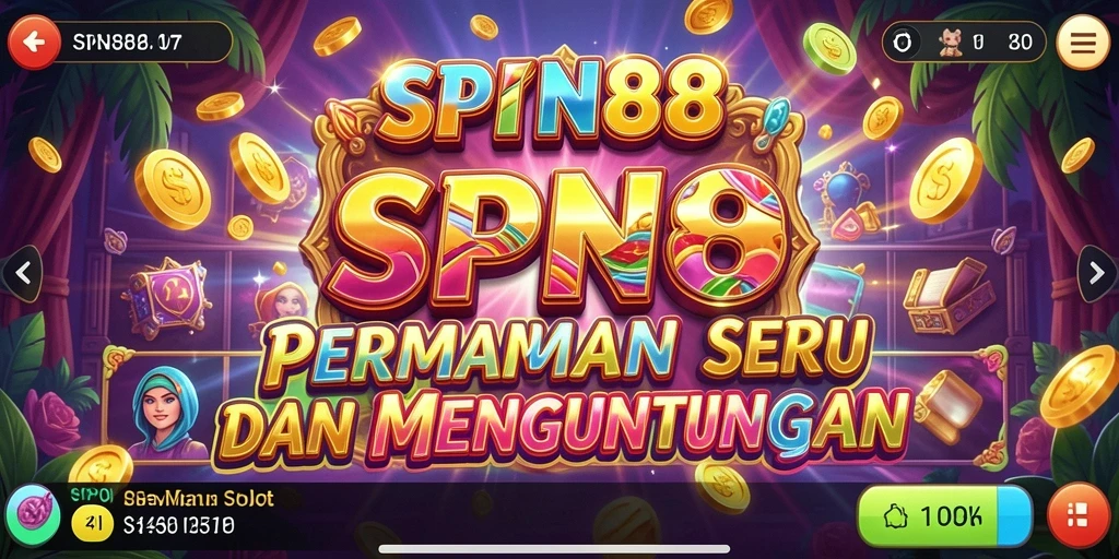 Screenshot gameplay SPN88 menunjukkan suasana permainan Slot yang menyenangkan.