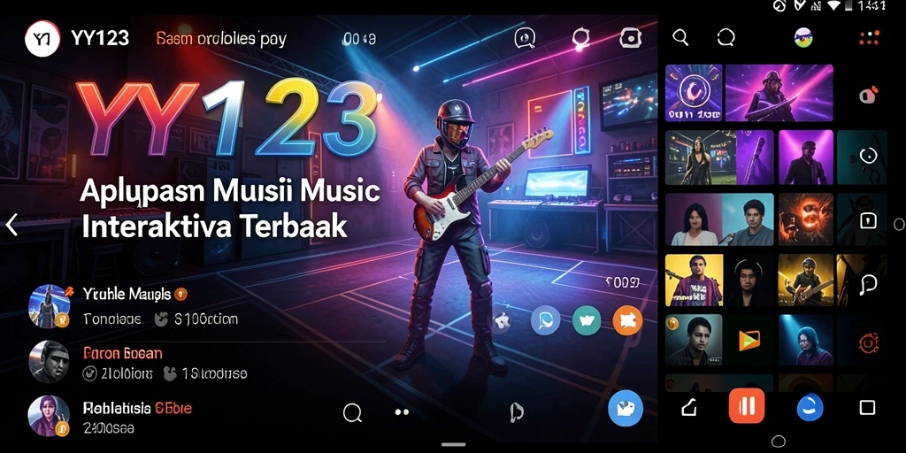 Tampilan gameplay interaktif dan menyenangkan dalam YY123.