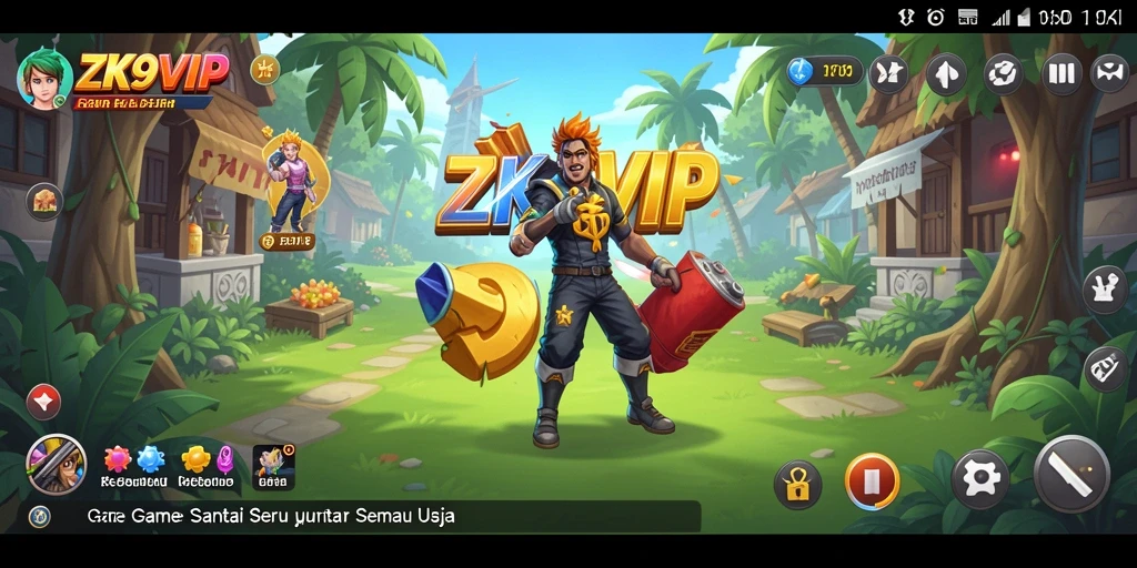 Gameplay ZK9VIP yang seru dan penuh warna.